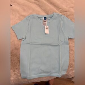 Old Navy Light Blue Ribbed Tee
